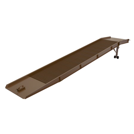Vestil Portable Hand Crank Steel Yard Ramp YR-20-7336